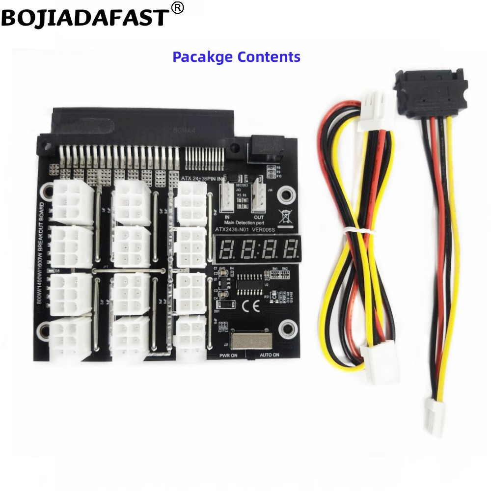 12개의 포트를 갖춘 PCIE 6핀 커넥터 서버용 전원 - 2400W Server Psu Breakout Board 리뷰 및 가격