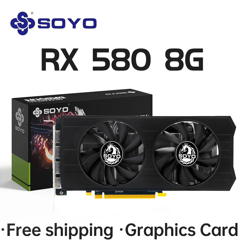 SOYO AMD Radeon RX580 8GB 그래픽  - Rx 580 8Gb 2048Sp Gpu 리뷰 및 가격